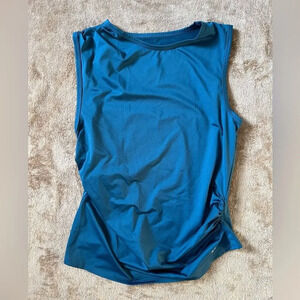 EleVen by Venus‎ Williams Ruched Athletic Tank Top Blue Women's Size Large